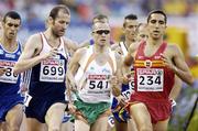 7 August 2006; James Nolan, 541, Ireland, in action alongside Bard Kvalheim, 699, of Norway, and Arturo Casado, 234, of Spain, during his semi-final of the Men's 1500m where he failed to qualify for the final. SPAR European Athletics Championships, Ullevi Stadium, Gothenburg, Sweden. Picture credit; Brendan Moran / SPORTSFILE