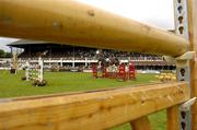 10 August 2006; Cian O'Connor, aboard Waterford Crystal, in action during the Power and Speed International Competition. Failte Ireland Dublin Horse Show, RDS Main Arena, RDS, Dublin. Picture credit; Matt Browne / SPORTSFILE