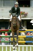 10 August 2006; Cian O'Connor, aboard Waterford Crystal, in action during the Power and Speed International Competition. Failte Ireland Dublin Horse Show, RDS Main Arena, RDS, Dublin. Picture credit; Matt Browne / SPORTSFILE