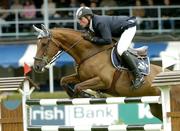 10 August 2006; Daniel Etter, Switzerland, aboard Fromecs Hermine d'Auzay, on their way to winning the Power and Speed International Competition. Failte Ireland Dublin Horse Show, RDS Main Arena, RDS, Dublin. Picture credit; Matt Browne / SPORTSFILE