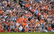 6 July 2014; A general view of spectators during the game. Ulster GAA Football Senior Championship, Semi-Final Replay, Armagh v Monaghan, St Tiernach's Park, Clones, Co. Monaghan. Picture credit: Piaras Ó Mídheach / SPORTSFILE