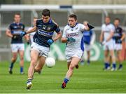 12 July 2014; Michael Quinlivan, Tipperary, in action against Robbie Kehoe, Laois. GAA Football All-Ireland Senior Championship Round 3A, Laois v Tipperary, O'Moore Park, Portlaoise, Co. Laois. Picture credit: Matt Browne / SPORTSFILE