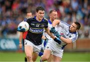 12 July 2014; Michael Quinlivan, Tipperary, in action against Robbie Kehoe, Laois. GAA Football All-Ireland Senior Championship Round 3A, Laois v Tipperary, O'Moore Park, Portlaoise, Co. Laois. Picture credit: Matt Browne / SPORTSFILE