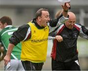 12 July 2014; Sligo manager Pat Flanagan during the final minutes of the game. GAA Football All-Ireland Senior Championship Round 3A, Sligo v Limerick, Markievicz Park, Sligo. Picture credit: Pat Murphy / SPORTSFILE