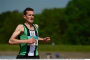 29 May 2016; Gareth Hill of Ballymena & Antrim AC during the Men's 1500m during the GloHealth National Championships AAI Games and Combined Events in Morton Stadium, Santry, Co. Dublin.  Photo by Piaras Ó Mídheach/Sportsfile