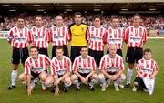 27 July 2006; The Derry City team. UEFA Cup 1st Round, 2nd Leg, Derry City v IFK Gotheburg, Brandywell, Derry. Picture credit; David Maher / SPORTSFILE