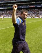 13 August 2006; Tipperary manager Liam Sheedy celebrates victory. All-Ireland Minor Hurling Championship, Semi-Final, Kilkenny v Tipperary, Croke Park, Dublin. Picture credit; Damien Eagers / SPORTSFILE
