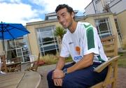 13 August 2006; Stephen Kelly, Republic of Ireland, relaxes in the Portmarnock Golf Resort and Hotel, Portmarnock, Dublin. Picture credit; David Maher / SPORTSFILE