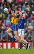 12 July 2014; Niall Carty, Roscommon, in action against Eugene Keating, Cavan. GAA Football All-Ireland Senior Championship Round 2B, Cavan v Roscommon, Kingspan Breffni Park, Cavan. Picture credit: Brendan Moran / SPORTSFILE