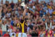 12 July 2014; Jack Guiney, Wexford, celebrates at the final whistle. GAA Hurling All-Ireland Senior Championship Round 1 Replay, Clare v Wexford, Wexford Park, Wexford. Picture credit: Dáire Brennan / SPORTSFILE