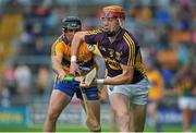 12 July 2014; Andrew Shore, Wexford, in action against Colin Ryan, Clare. GAA Hurling All-Ireland Senior Championship Round 1 Replay, Clare v Wexford, Wexford Park, Wexford. Picture credit: Dáire Brennan / SPORTSFILE