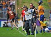 12 July 2014; Clare manager Davy Fitzgerald encourages his team during the game. GAA Hurling All-Ireland Senior Championship Round 1 Replay, Clare v Wexford, Wexford Park, Wexford. Picture credit: Dáire Brennan / SPORTSFILE