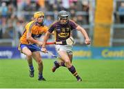 12 July 2014; Liam Óg McGovern, Wexford, in action against Colm Galvin, Clare. GAA Hurling All-Ireland Senior Championship Round 1 Replay, Clare v Wexford, Wexford Park, Wexford. Picture credit: Dáire Brennan / SPORTSFILE