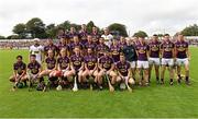 12 July 2014; The Wexford squad. GAA Hurling All-Ireland Senior Championship Round 1 Replay, Clare v Wexford, Wexford Park, Wexford. Picture credit: Ray McManus / SPORTSFILE
