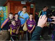 12 July 2014; Lee Chin, Wexford, has his picture taken with supporters after the game. GAA Hurling All-Ireland Senior Championship Round 1 Replay, Clare v Wexford, Wexford Park, Wexford. Picture credit: Dáire Brennan / SPORTSFILE