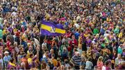12 July 2014; Wexford supporters on the field after the game. GAA Hurling All-Ireland Senior Championship Round 1 Replay, Clare v Wexford, Wexford Park, Wexford. Picture credit: Dáire Brennan / SPORTSFILE
