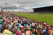 13 July 2014; General view of the parade before the start of the game between Galway and Mayo. Connacht GAA Football Senior Championship Final, Mayo v Galway, Elverys MacHale Park, Castlebar, Co. Mayo. Picture credit: David Maher / SPORTSFILE