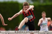 13 July 2014; Daniel Ryan from Moycarkey Coolcroo AC, Co. Tipperary, on his way to winning the boys under-16 100m hurdles. GloHealth Juvenile Track and Field Championships, Tullamore Harriers AC, Tullamore, Co. Offaly. Picture credit: Matt Browne / SPORTSFILE