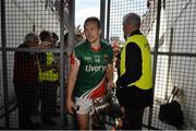 13 July 2014; Mayo captain Andy Moran, at the end of the game with the Nestor Cup. Connacht GAA Football Senior Championship Final, Mayo v Galway, Elverys MacHale Park, Castlebar, Co. Mayo. Picture credit: David Maher / SPORTSFILE