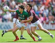 13 July 2014; Jason Doherty, Mayo, in action against Sean Armstrong, Galway. Connacht GAA Football Senior Championship Final, Mayo v Galway, Elverys MacHale Park, Castlebar, Co. Mayo. Picture credit: Pat Murphy / SPORTSFILE