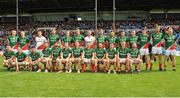 13 July 2014; The Mayo squad. Connacht GAA Football Senior Championship Final, Mayo v Galway, Elverys MacHale Park, Castlebar, Co. Mayo. Picture credit: Ray Ryan / SPORTSFILE