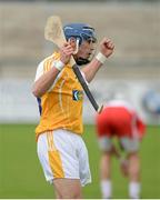 13 July 2014; Daniel McCloskey, Antrim, celebrates at the final whistle. Ulster GAA Hurling Senior Championship Final, Antrim v Derry, Owenbeg, Derry. Picture credit: Oliver McVeigh / SPORTSFILE