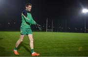 1 November 2017; Conor McManus of Ireland arriving to training ahead of Ireland International Rules Training Session at GAA Pitches, in Abbotstown, Dublin.  Photo by Eóin Noonan/Sportsfile