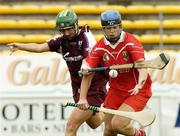 12 August 2006; Emer Dillon, Cork, in action against Therese Maher, Galway. Gala All-Ireland Senior Camogie Championship, Semi-Final, Cork v Galway, Nowlan Park, Kilkenny. Picture credit; Matt Browne / SPORTSFILE