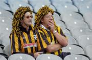 13 August 2006; Two Kilkenny supporters await the start of the game. All-Ireland Minor Hurling Championship, Semi-Final, Kilkenny v Tipperary, Croke Park, Dublin. Picture credit; Ray McManus / SPORTSFILE