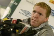 15 August 2006; Republic of Ireland manager Steve Staunton during a press conference ahead of their International Friendly game against Holland. Lansdowne Road, Dublin. Picture credit; David Maher / SPORTSFILE