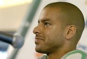 15 August 2006; Republic of Ireland captain Steven Reid during a press conference ahead of their International Friendly game against Holland. Lansdowne Road, Dublin. Picture credit; David Maher / SPORTSFILE