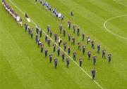 12 August 2006; The Artane Band lead the Westmeath and Dublin teams during the pre-match parade. Bank of Ireland All-Ireland Senior Football Championship, Quarter-Final, Dublin v Westmeath, Croke Park, Dublin. Picture credit; Ray McManus / SPORTSFILE