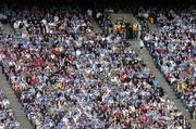 12 August 2006; Dublin and Westmeath supporters watch the game. Bank of Ireland All-Ireland Senior Football Championship, Quarter-Final, Dublin v Westmeath, Croke Park, Dublin. Picture credit; Ray McManus / SPORTSFILE
