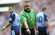12 August 2006; Referee, Brian Crowe, awards a free to Westmeath. Bank of Ireland All-Ireland Senior Football Championship, Quarter-Final, Dublin v Westmeath, Croke Park, Dublin. Picture credit; Damien Eagers / SPORTSFILE