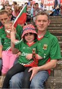 13 July 2014; Mayo fans Sean and Mary Ellen Ruane, from Castlebar, Co. Mayo. Connacht GAA Football Senior Championship Final, Mayo v Galway, Elverys MacHale Park, Castlebar, Co. Mayo. Picture credit: Ray Ryan / SPORTSFILE