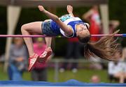 13 July 2014; Summer Lecky from Finn Valley AC, Co. Donegal, who came joint 2nd in the girls under-15 high jump. GloHealth Juvenile Track and Field Championships, Tullamore Harriers AC, Tullamore, Co. Offaly. Picture credit: Matt Browne / SPORTSFILE