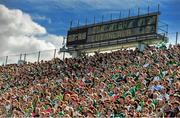 13 July 2014; Limerick supporters during the second half. Munster GAA Hurling Senior Championship Final, Cork v Limerick, Pairc Uí Chaoimh, Cork. Picture credit: Diarmuid Greene / SPORTSFILE