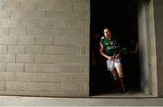 13 July 2014; Andy Moran, Mayo captain leads the Mayo team out from their dressing room for the start of the game. Connacht GAA Football Senior Championship Final, Mayo v Galway, Elverys MacHale Park, Castlebar, Co. Mayo. Picture credit: David Maher / SPORTSFILE