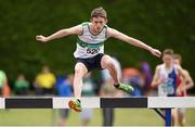 13 July 2014; Andrew Kennedy from Emerald AC, Co. Limerick, on his way to winning the boys under-17 boys 2000m steeplechase. GloHealth Juvenile Track and Field Championships, Tullamore Harriers AC, Tullamore, Co. Offaly. Picture credit: Matt Browne / SPORTSFILE