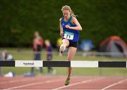 13 July 2014; Alison Armstrong from Celtic AC, Co. Dublin, who came 2nd in the Girls under-18 2000m steeplechase. GloHealth Juvenile Track and Field Championships, Tullamore Harriers AC, Tullamore, Co. Offaly. Picture credit: Matt Browne / SPORTSFILE