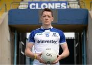 15 July 2014; Conor McManus, Monaghan, in attendance at an Ulster Senior Football Championship Final press conference.  St Tiernach's Park, Clones, Co. Monaghan. Picture credit: Oliver McVeigh / SPORTSFILE