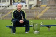 15 July 2014; Monaghan manager Malachy O'Rourke in attendance at an Ulster Senior Football Championship Final press conference.  St Tiernach's Park, Clones, Co. Monaghan. Picture credit: Oliver McVeigh / SPORTSFILE