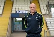 15 July 2014; Monaghan manager Malachy O'Rourke in attendance at an Ulster Senior Football Championship Final press conference.  St Tiernach's Park, Clones, Co. Monaghan. Picture credit: Oliver McVeigh / SPORTSFILE