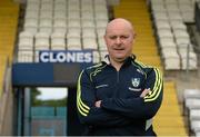 15 July 2014; Monaghan manager Malachy O'Rourke in attendance at an Ulster Senior Football Championship Final press conference.  St Tiernach's Park, Clones, Co. Monaghan. Picture credit: Oliver McVeigh / SPORTSFILE