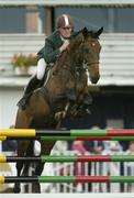 10 August 2006; Eddie Moloney, aboard Chatsworth Dan, in action during the Power and Speed International Competition. Failte Ireland Dublin Horse Show, RDS Main Arena, RDS, Dublin. Picture credit; Matt Browne / SPORTSFILE