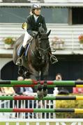 10 August 2006; Olive Clarke, aboard Spitfield, in action during the Power and Speed International Competition. Failte Ireland Dublin Horse Show, RDS Main Arena, RDS, Dublin. Picture credit; Matt Browne / SPORTSFILE