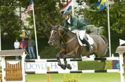 10 August 2006; Peter Smith, aboard Zara's Pride, in action during the Power and Speed International Competition. Failte Ireland Dublin Horse Show, RDS Main Arena, RDS, Dublin. Picture credit; Matt Browne / SPORTSFILE