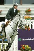 10 August 2006; Shane Breen, aboard World Cruise, in action during the Power and Speed International Competition. Failte Ireland Dublin Horse Show, RDS Main Arena, RDS, Dublin. Picture credit; Matt Browne / SPORTSFILE