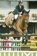 10 August 2006; Edward Little, aboard Belvedere, in action during the Power and Speed International Competition. Failte Ireland Dublin Horse Show, RDS Main Arena, RDS, Dublin. Picture credit; Matt Browne / SPORTSFILE