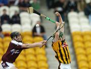 19 August 2006; Maurice Nolan, Kilkenny, in action against Pat Holland, Galway. Erin All-Ireland U21 Hurling Championship Semi-Final, Galway v Kilkenny, O'Connor Park, Tullamore, Co. Offaly. Picture credit; Matt Browne / SPORTSFILE